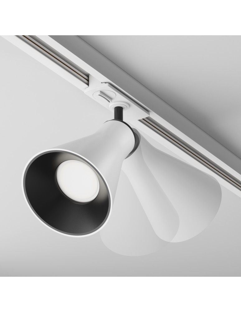 Lamps for 1 phase busbars - Maytoni Virar Spotlight for UNITY Single Circuit Bus 1xGU10 10W White TR022-1-GU10-W. - product kolory-swiatla.pl 4