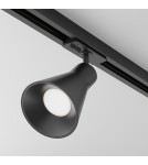 Lamps for 1 phase busbars - Maytoni Virar UNITY Single-Circuit Rail Spotlight 1xGU10 10W Black TR022-1-GU10-B - product 1