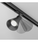 Lamps for 1 phase busbars - Maytoni Virar UNITY Single-Circuit Rail Spotlight 1xGU10 10W Black TR022-1-GU10-B - product 5