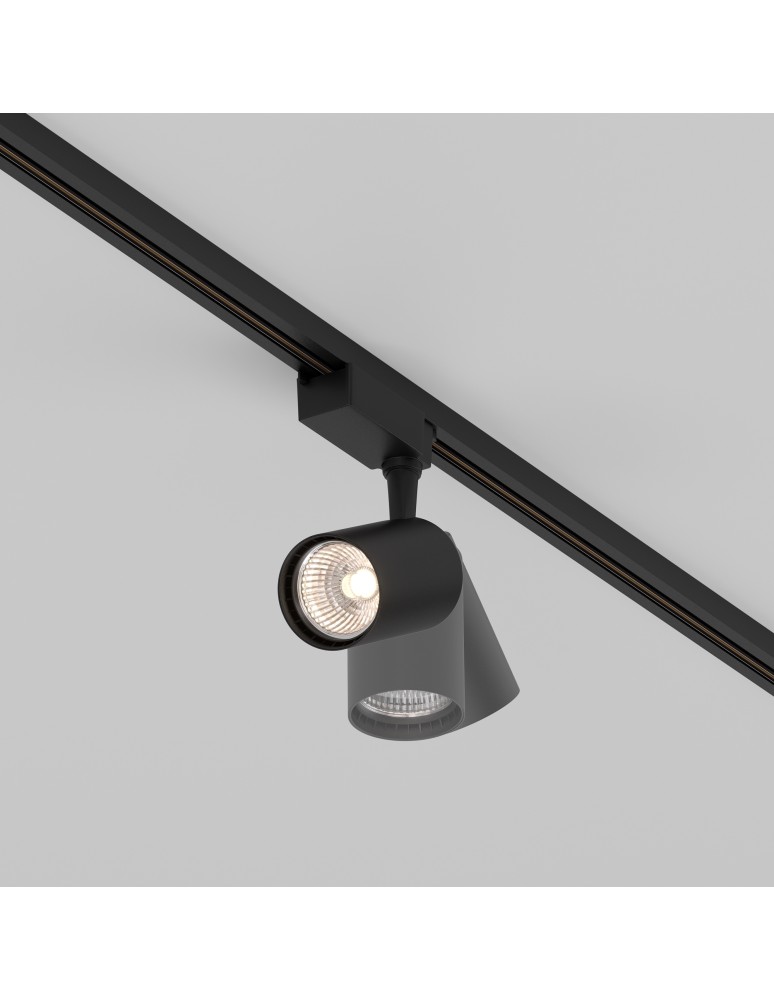 Lamps for 1 phase busbars - Maytoni Vuoro UNITY LED 10W 850lm 3000K Black TR003-1-10W3K-S-B Single Circuit Rail Spotlight. - product kolory-swiatla.pl 4