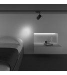 Lamps for 1 phase busbars - Maytoni Vuoro UNITY LED 10W 850lm 3000K Black TR003-1-10W3K-S-B Single Circuit Rail Spotlight. - product 6