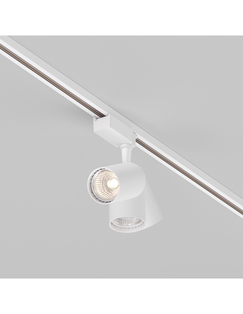 Lamps for 1 phase busbars - Maytoni Vuoro UNITY LED 10W 850lm 3000K White TR003-1-10W3K-S-W Single Circuit Rail Spotlight. - product kolory-swiatla.pl 4
