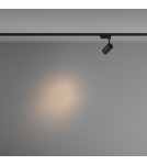 Lamps for 1 phase busbars - Maytoni Vuoro UNITY LED 6W 450lm 3000K Black TR003-1-6W3K-S-B Single Circuit Rail Spotlight. - product 3
