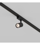 Lamps for 1 phase busbars - Maytoni Vuoro UNITY LED 6W 450lm 3000K Black TR003-1-6W3K-S-B Single Circuit Rail Spotlight. - product 1