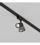 Lamps for 1 phase busbars - Maytoni Vuoro UNITY LED 6W 450lm 3000K Black TR003-1-6W3K-S-B Single Circuit Rail Spotlight. - product 4