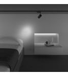 Lamps for 1 phase busbars - Maytoni Vuoro UNITY LED 6W 450lm 3000K Black TR003-1-6W3K-S-B Single Circuit Rail Spotlight. - product 5