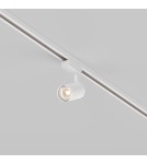 Lamps for 1 phase busbars - Maytoni Vuoro UNITY LED 6W 450lm 3000K White TR003-1-6W3K-S-W Single Circuit Rail Spotlight. - product 1