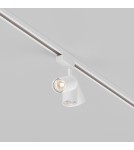 Lamps for 1 phase busbars - Maytoni Vuoro UNITY LED 6W 450lm 3000K White TR003-1-6W3K-S-W Single Circuit Rail Spotlight. - product 4