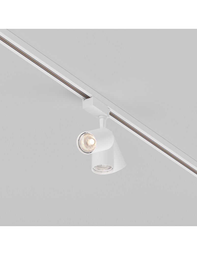 Lamps for 1 phase busbars - Maytoni Vuoro UNITY LED 6W 450lm 3000K White TR003-1-6W3K-S-W Single Circuit Rail Spotlight. - product kolory-swiatla.pl 4