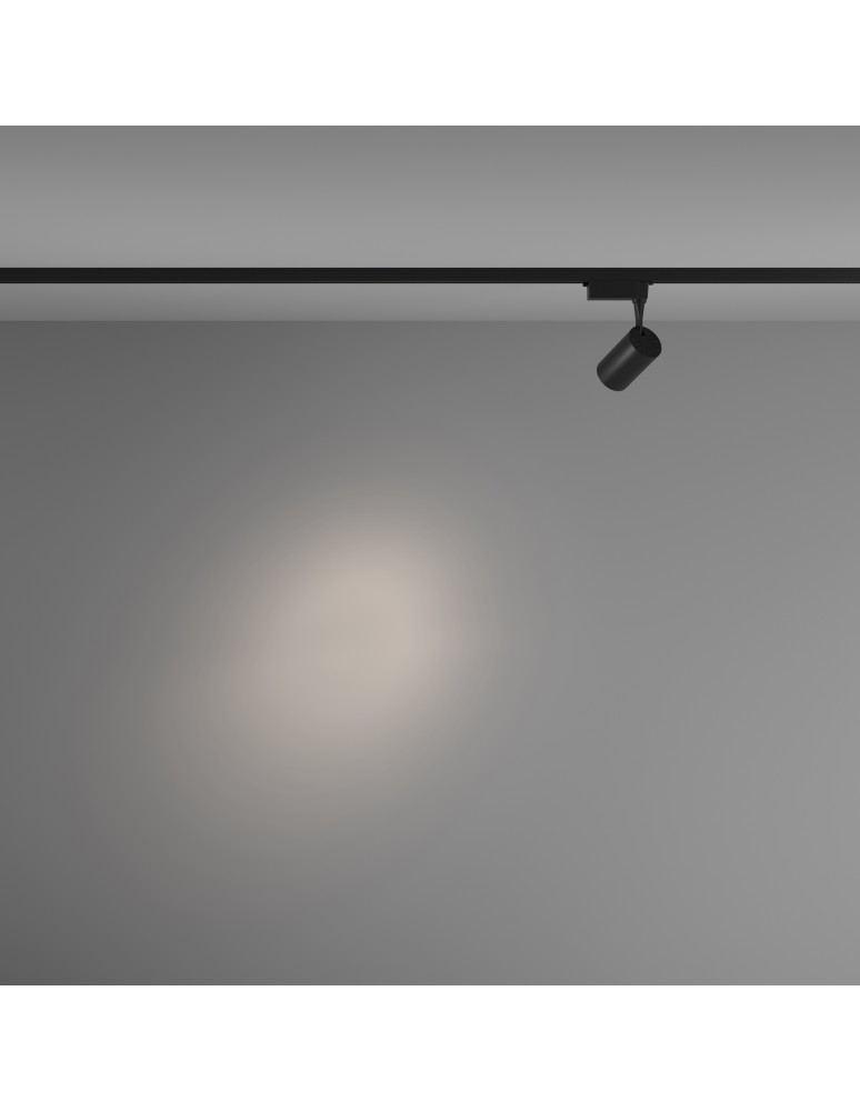 Lamps for 1 phase busbars - Maytoni Vuoro UNITY LED 6W 500lm 4000K Black TR003-1-6W4K-S-B Single Circuit Rail Spotlight. - product kolory-swiatla.pl 3