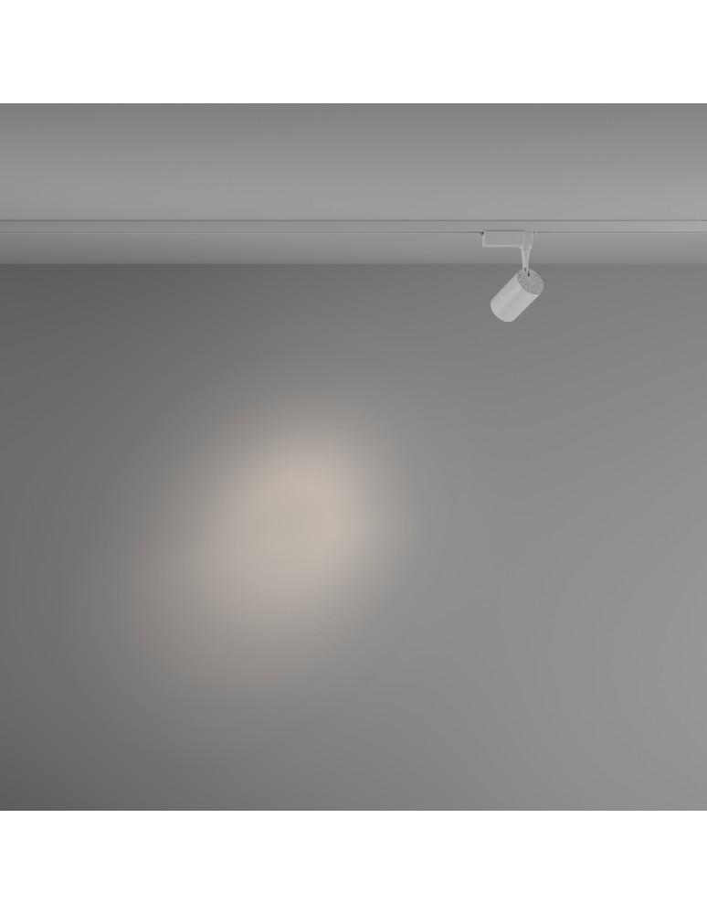 Lamps for 1 phase busbars - Maytoni Vuoro UNITY LED 6W 500lm 4000K White TR003-1-6W4K-S-W Single Circuit Rail Spotlight. - product kolory-swiatla.pl 3