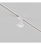 Lamps for 1 phase busbars - Maytoni Vuoro UNITY LED 6W 500lm 4000K White TR003-1-6W4K-S-W Single Circuit Rail Spotlight. - product 1