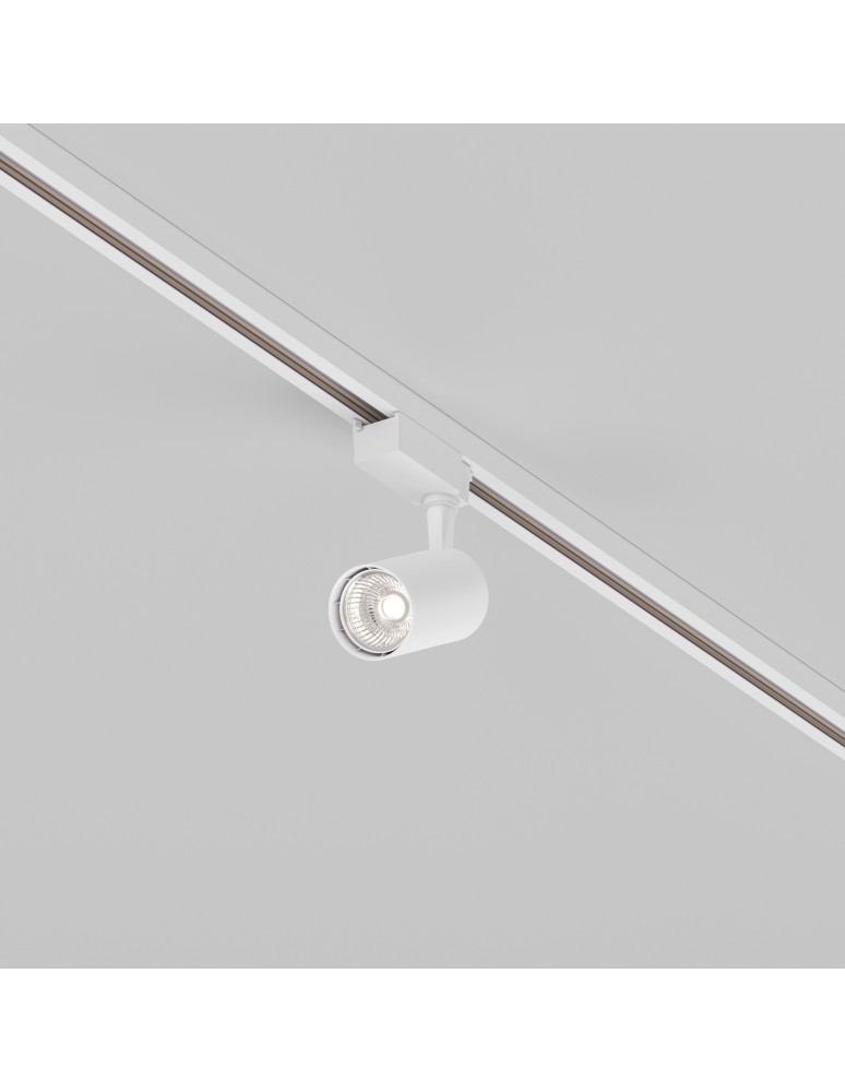 Lamps for 1 phase busbars - Maytoni Vuoro UNITY LED 6W 500lm 4000K White TR003-1-6W4K-S-W Single Circuit Rail Spotlight. - product kolory-swiatla.pl 1