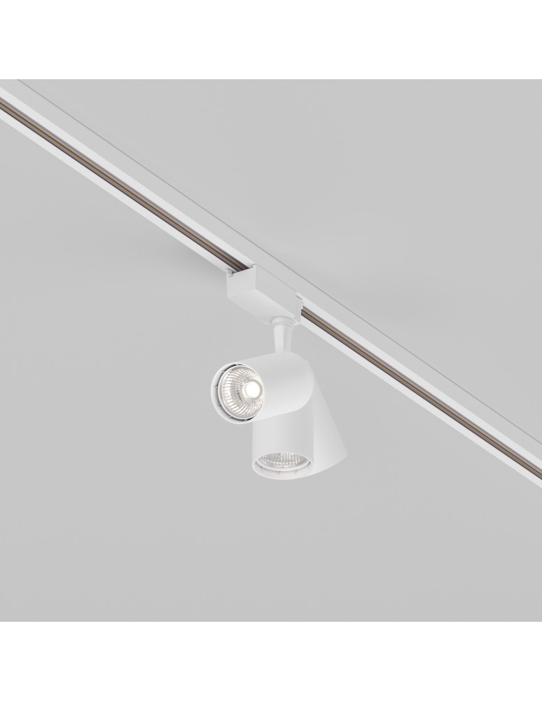 Lamps for 1 phase busbars - Maytoni Vuoro UNITY LED 6W 500lm 4000K White TR003-1-6W4K-S-W Single Circuit Rail Spotlight. - product kolory-swiatla.pl 4