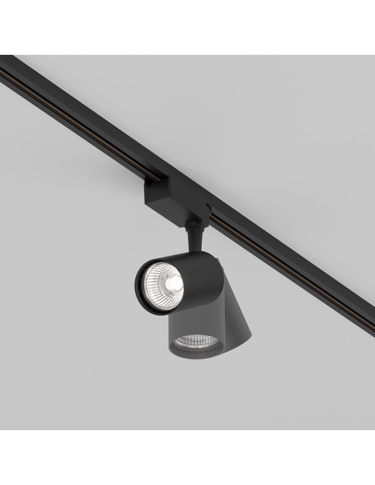 Lamps for 1 phase busbars - Maytoni Vuoro UNITY LED 10W 900lm 4000K Black TR003-1-10W4K-S-B Single Circuit Rail Spotlight. - product kolory-swiatla.pl 5