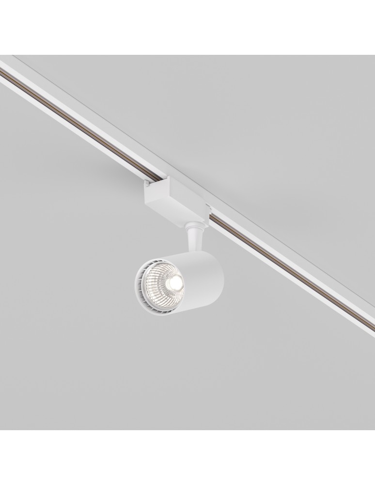 Lamps for 1 phase busbars - Maytoni Vuoro UNITY LED 10W 900lm 4000K White TR003-1-10W4K-S-W Single Circuit Rail Spotlight. - product kolory-swiatla.pl 4