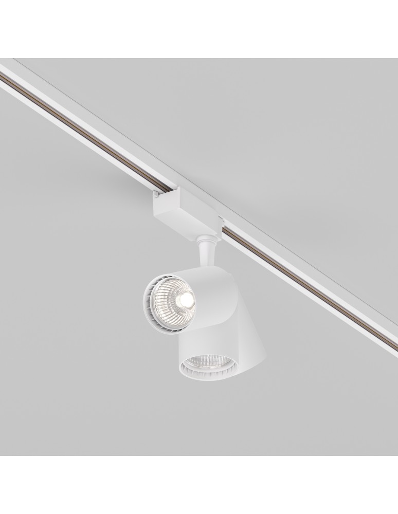 Lamps for 1 phase busbars - Maytoni Vuoro UNITY LED 10W 900lm 4000K White TR003-1-10W4K-S-W Single Circuit Rail Spotlight. - product kolory-swiatla.pl 5