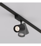 Lamps for 1 phase busbars - Maytoni Vuoro UNITY LED 15W 1600lm 3000K Black TR003-1-15W3K-S-B Single Circuit Rail Spotlight. - product 5