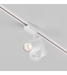 Lamps for 1 phase busbars - Maytoni Vuoro UNITY LED 15W 1600lm 3000K White TR003-1-15W3K-S-W Single Circuit Rail Spotlight. - product 6