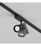 Lamps for 1 phase busbars - Maytoni Vuoro UNITY LED 15W 1600lm 4000K Black TR003-1-15W4K-S-B Single Circuit Rail Spotlight. - product 5