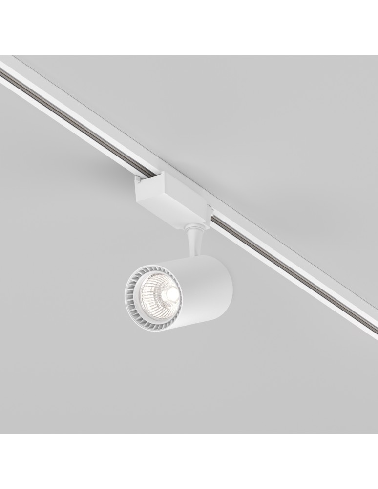 Lamps for 1 phase busbars - Maytoni Vuoro UNITY LED 15W 1600lm 4000K White TR003-1-15W4K-S-W Single Circuit Rail Spotlight. - product kolory-swiatla.pl 4