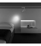 Lamps for 1 phase busbars - Maytoni Vuoro UNITY LED 26W 2700lm 3000K White TR003-1-26W3K-S-W Single Circuit Rail Spotlight. - product 6