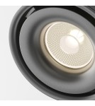 Lamps for 1 phase busbars - Maytoni Yin UNITY LED 15W 950lm 3000K Black TR084-1-15W3K-B Single Circuit Rail Spotlight. - product 3