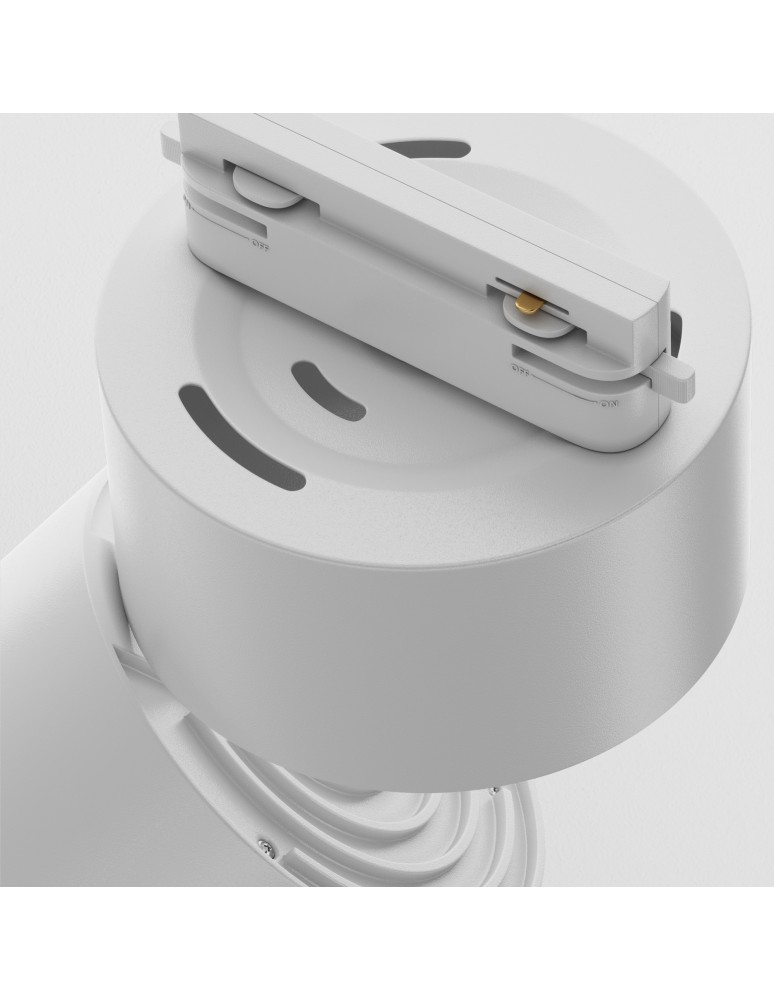 Lamps for 1 phase busbars - Maytoni Yin UNITY LED 15W 1020lm 3000K White TR084-1-15W3K-D-W Single-Circuit Rail Spotlight - product kolory-swiatla.pl 5
