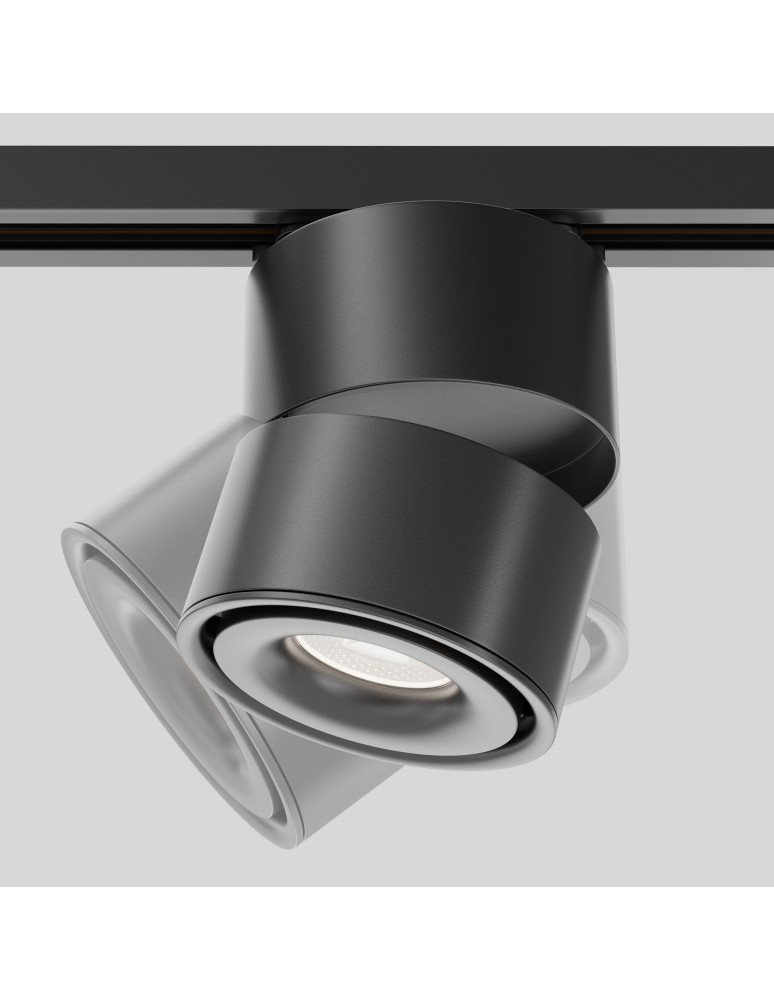 Lamps for 1 phase busbars - Maytoni Yin UNITY LED 15W 1030lm 4000K Black TR084-1-15W4K-B Single Circuit Rail Spotlight. - product kolory-swiatla.pl 6