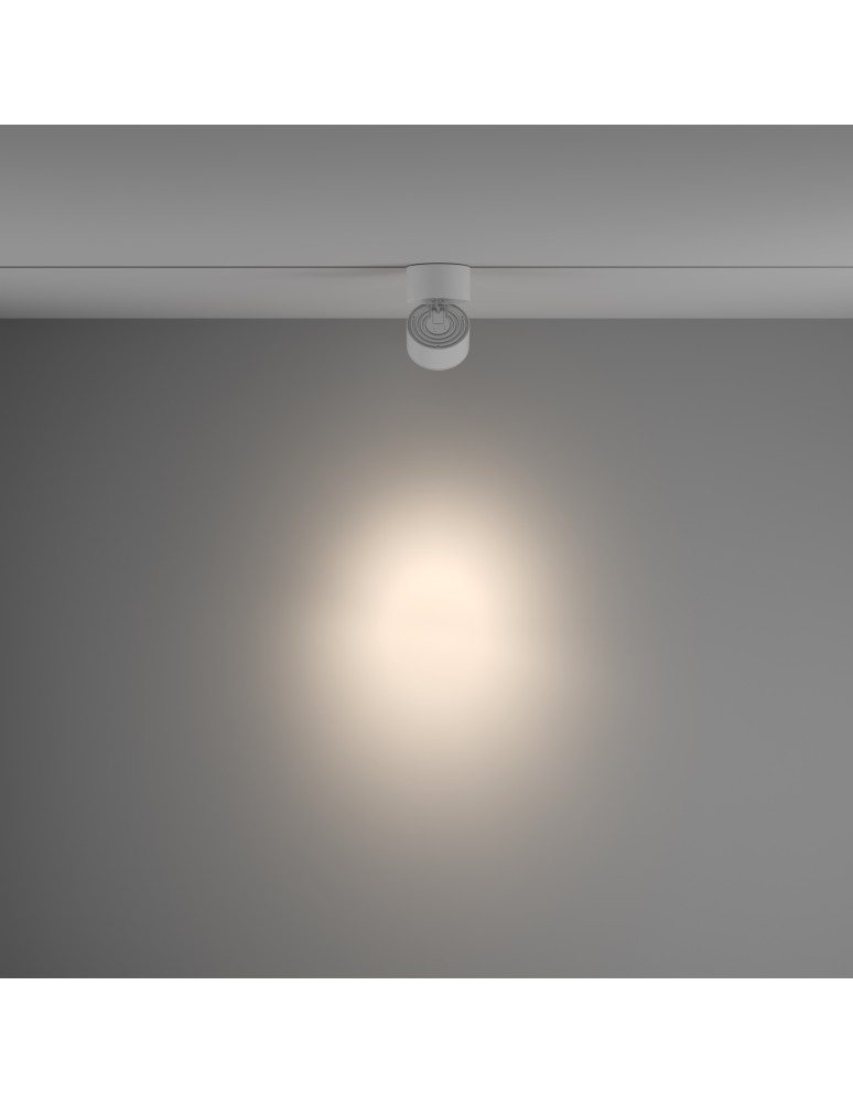 Lamps for 1 phase busbars - Maytoni Yin UNITY LED 15W 1060lm 4000K White TR084-1-15W4K-D-W Single Circuit Rail Spotlight. - product kolory-swiatla.pl 3