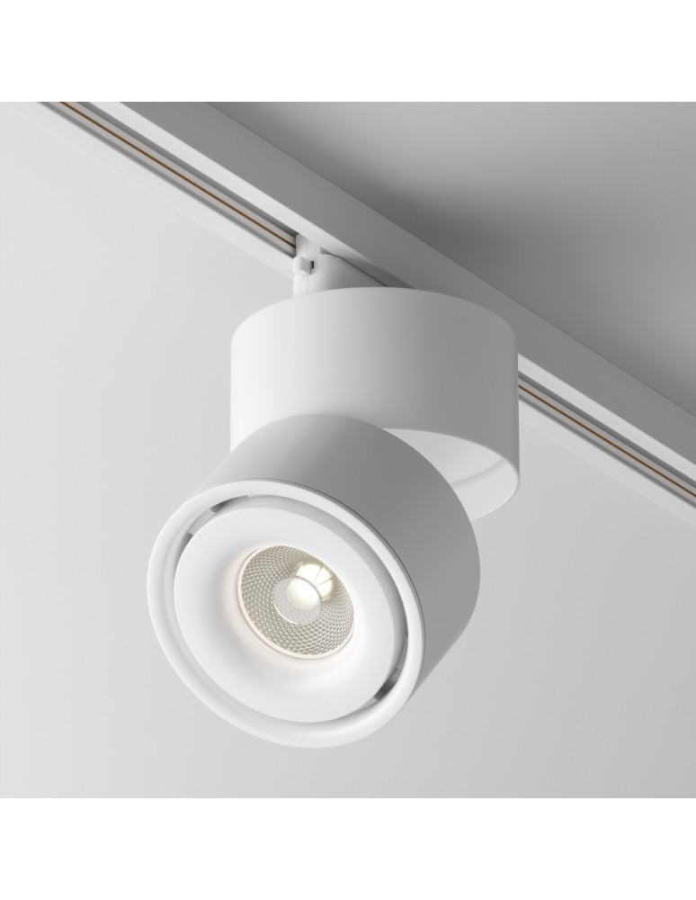 Lamps for 1 phase busbars - Maytoni Yin UNITY LED 15W 1060lm 4000K White TR084-1-15W4K-D-W Single Circuit Rail Spotlight. - product kolory-swiatla.pl 4