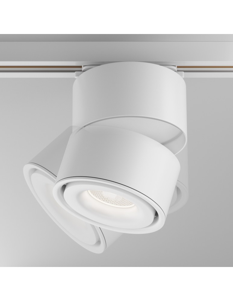 Lamps for 1 phase busbars - Maytoni Yin UNITY LED 15W 1060lm 4000K White TR084-1-15W4K-D-W Single Circuit Rail Spotlight. - product kolory-swiatla.pl 6