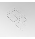 1 phase buses - Maytoni UNITY three-circuit surface-mounted/suspended bus 1m White TRX005-311W - product 5