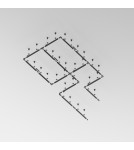 1 phase buses - Maytoni UNITY three-circuit surface-mounted/suspended rail 1m Black TRX005-311B - product 5