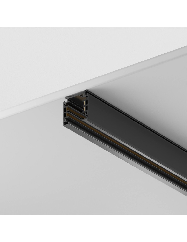 1 phase buses - Maytoni UNITY three-circuit surface/pendant rail 2m Black TRX005-312B - product kolory-swiatla.pl 4