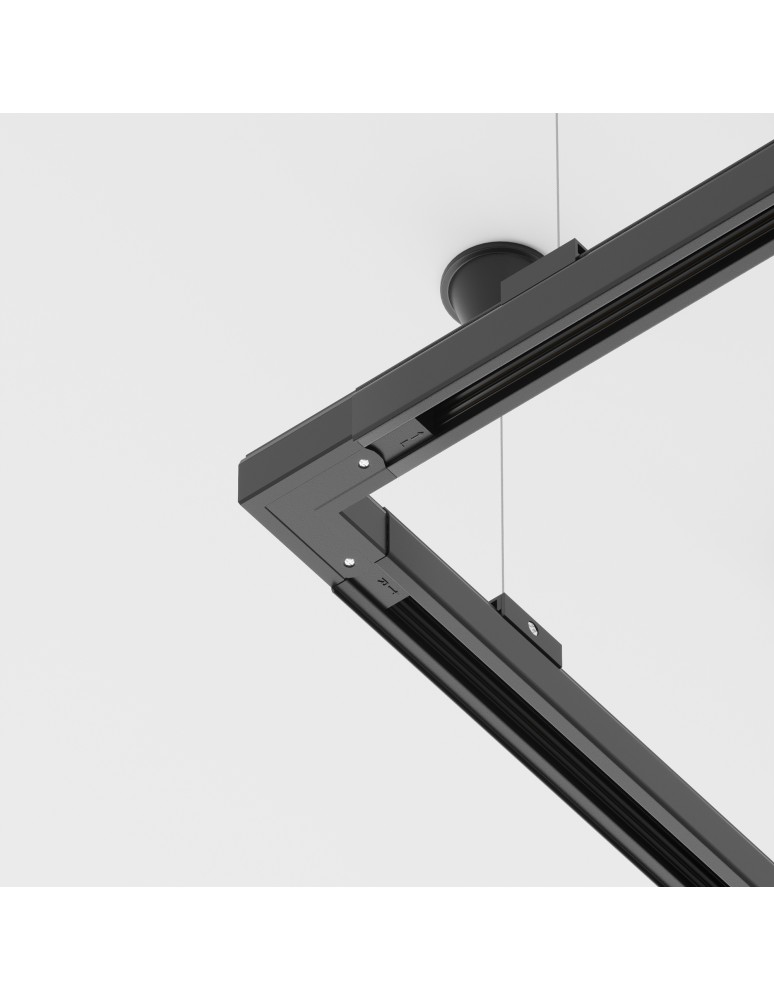 Accessories for 3 phase busbars - Maytoni Trinity Surface Rail Accessories Black TRA005CL-31B-L - product kolory-swiatla.pl 2