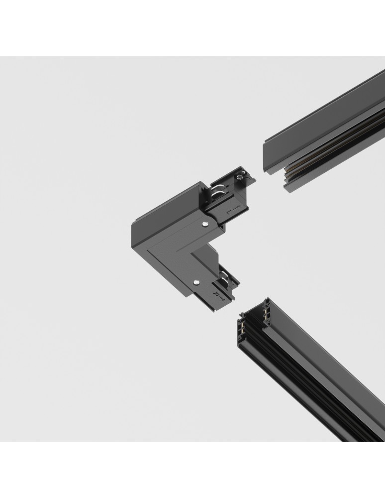 Accessories for 3 phase busbars - Maytoni Trinity Surface Rail Accessories Black TRA005CL-31B-L - product kolory-swiatla.pl 4