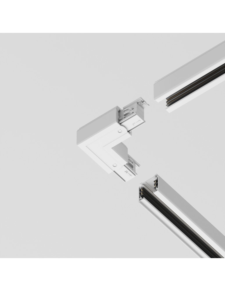 Accessories for 3 phase busbars - Maytoni Trinity Surface Rail Accessories White TRA005CL-31W-L - product kolory-swiatla.pl 4