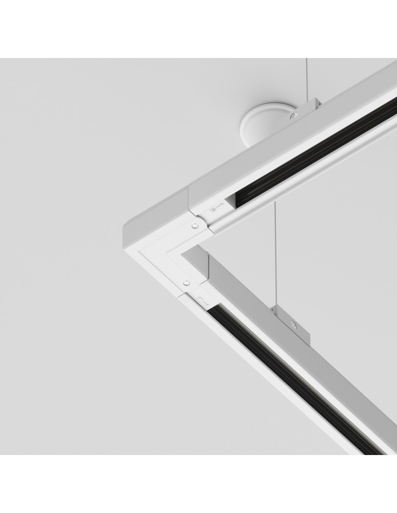 Accessories for 3 phase busbars - Maytoni Trinity Surface Rail Accessories White TRA005CL-31W-R - product kolory-swiatla.pl 2
