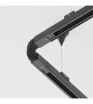 Accessories for 3 phase busbars - Maytoni Trinity Surface Rail Accessories Black TRA005CF-31B - product 2