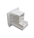Accessories for 3 phase busbars - Maytoni Trinity Surface Rail Accessories White TRA005EC-31W - product 1