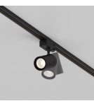 Lamps for 3-phase busbars - Maytoni Vuoro TRINITY LED 10W 750lm 3000K Black TR029-3-10W3K-S-B Triple Circuit Rail Spotlight. - product 5