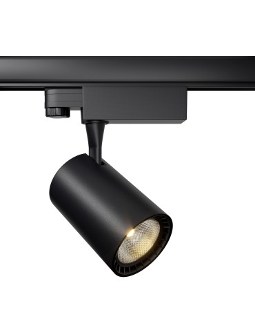 Maytoni Vuoro TRINITY LED 10W 800lm 4000K Black TR029-3-10W4K-S-B Triple Circuit Rail Spotlight.