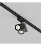 Lamps for 3-phase busbars - Maytoni Vuoro TRINITY LED 10W 800lm 4000K Black TR029-3-10W4K-S-B Triple Circuit Rail Spotlight. - product 5