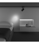 Lamps for 3-phase busbars - Maytoni Vuoro TRINITY LED 10W 800lm 4000K Black TR029-3-10W4K-S-B Triple Circuit Rail Spotlight. - product 6