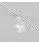 Lamps for 3-phase busbars - Maytoni Vuoro TRINITY LED 10W 800lm 4000K White TR029-3-10W4K-S-W Triple Circuit Rail Spotlight. - product 5