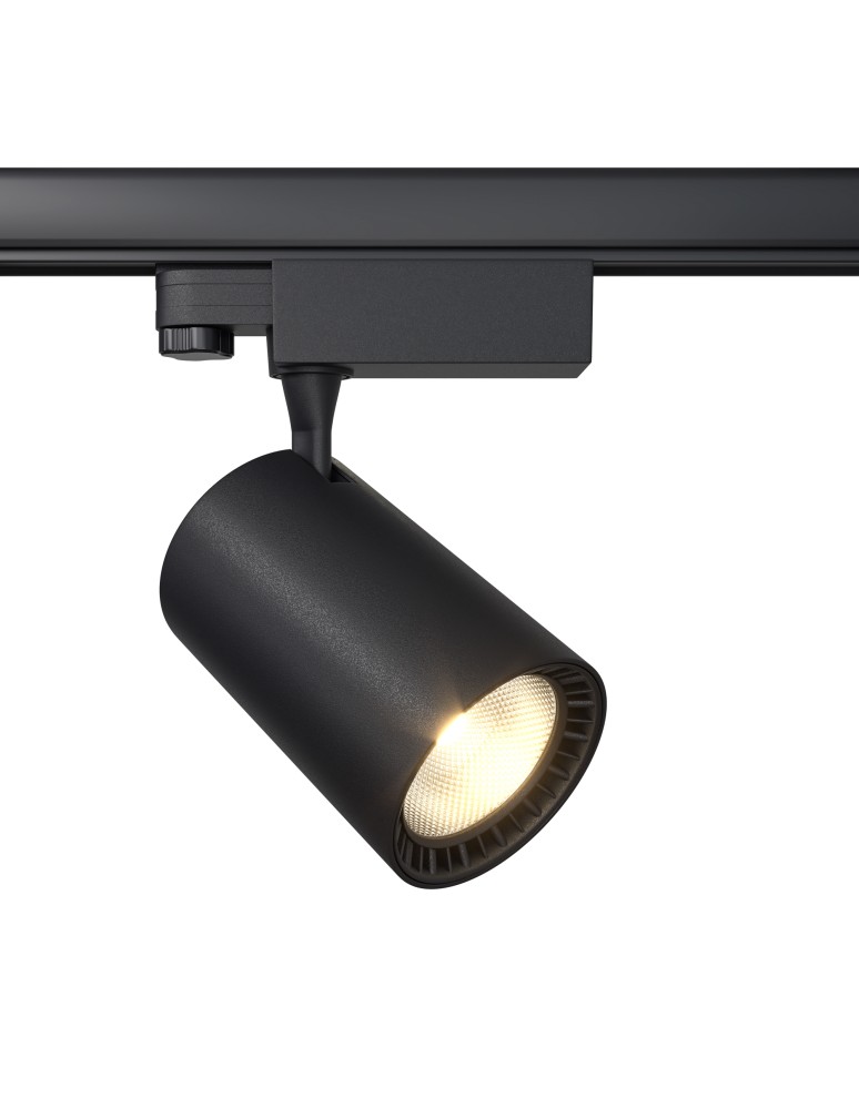 Lamps for 3-phase busbars - Maytoni Vuoro TRINITY LED 26W 2690lm 3000K Black TR029-3-26W3K-S-B Triple Circuit Rail Spotlight. - product kolory-swiatla.pl 1