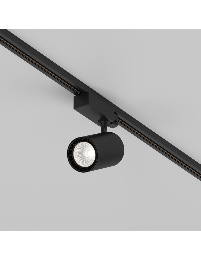 Lamps for 3-phase busbars - Maytoni Vuoro TRINITY LED 26W 2690lm 4000K Black TR029-3-26W4K-S-B Triple Circuit Rail Spotlight. - product kolory-swiatla.pl 4