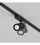 Lamps for 3-phase busbars - Maytoni Vuoro TRINITY LED 26W 2690lm 4000K Black TR029-3-26W4K-S-B Triple Circuit Rail Spotlight. - product 5