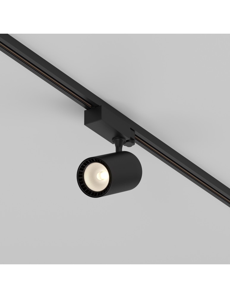 Lamps for 3-phase busbars - Maytoni Vuoro TRINITY LED 20W 1500lm 3000K Black TR029-3-20W3K-S-B Triple Circuit Rail Spotlight. - product kolory-swiatla.pl 4